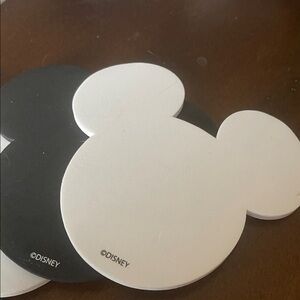 Disney Black and White Mickey Mouse Coasters
